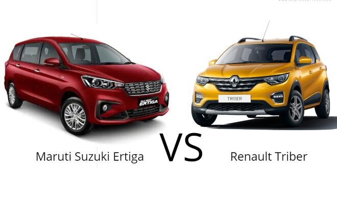 Renault Triber Vs Maruti Ertiga