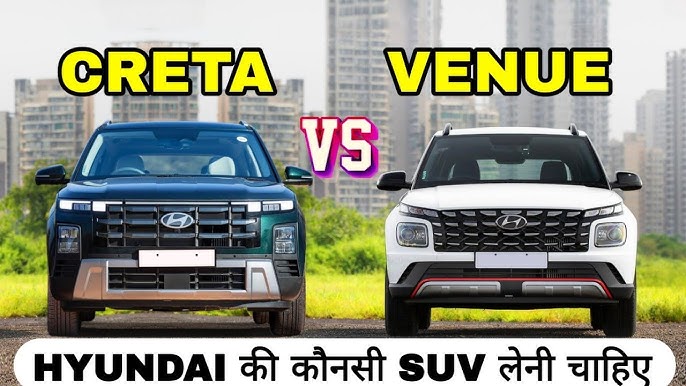 New Hyundai Venue 2025 vs Creta