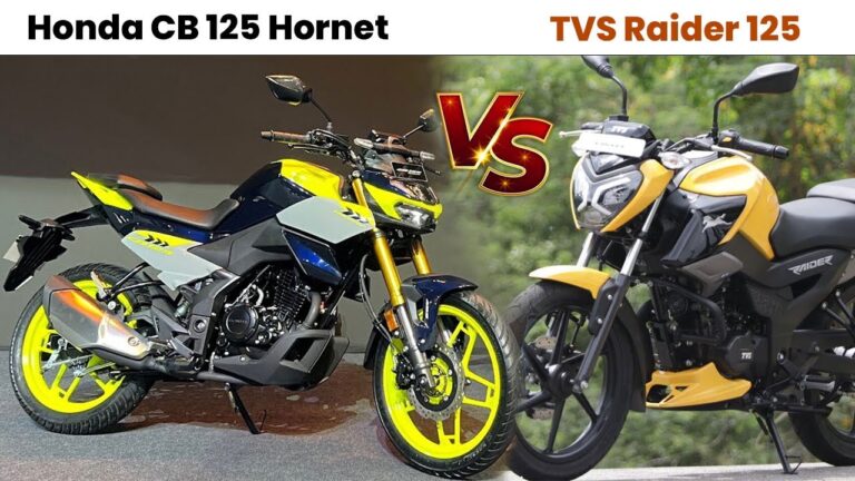 CB125 Hornet vs Raider 125