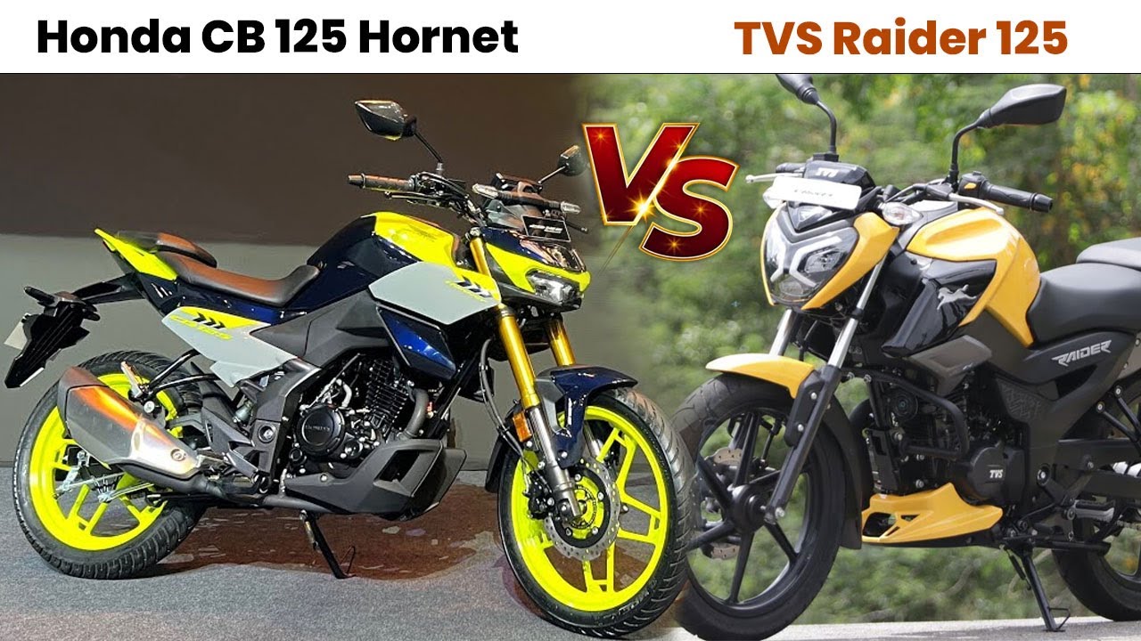 CB125 Hornet vs Raider 125