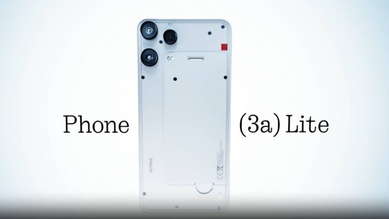 Nothing Phone 3a Lite