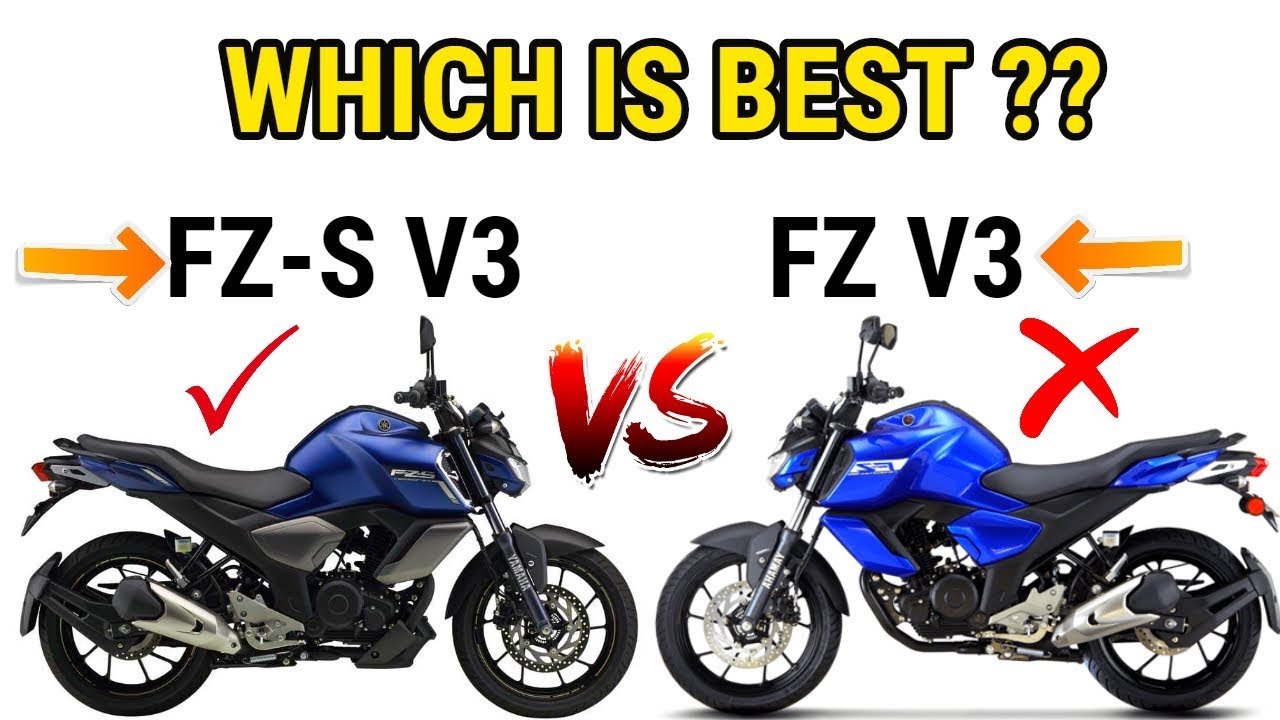 Yamaha FZ Rave vs FZ-S Fi V3 BIKE