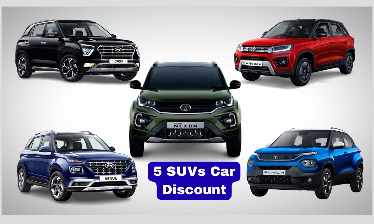 5 SUVs Car Discount