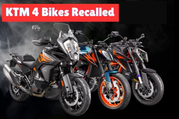 KTM 4 Bikes Recalled