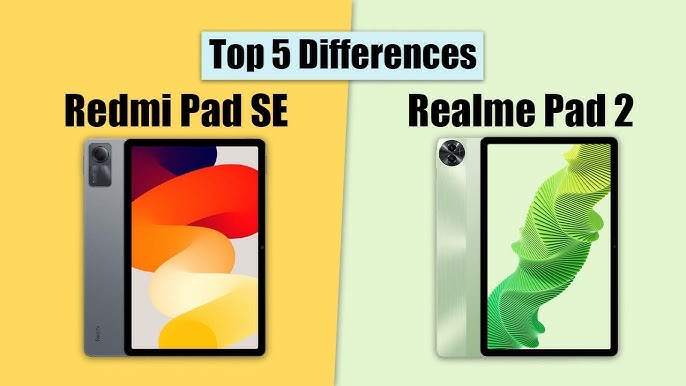 Realme Pad3 and Redmi Pad 2 Pro